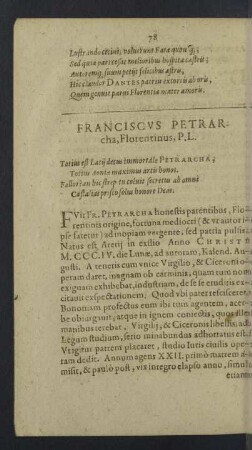 Franciscus Petrarcha