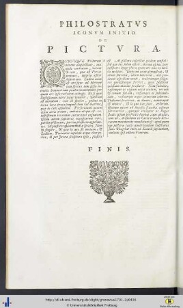 Philostratus: De Pictura.