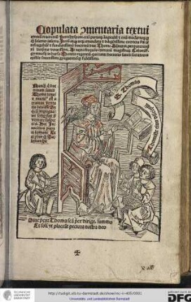 Copulata commentaria textui omnium tractatuum Petri Hyspani etiam parvorum logicalium et trium modernorum perquam solerter inserta...
