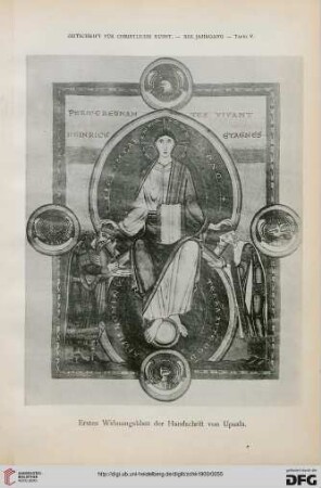 Das Evangelienbuch Heinrich III. aus dem Dome zu Goslar in der Bibliothek zu Upsala