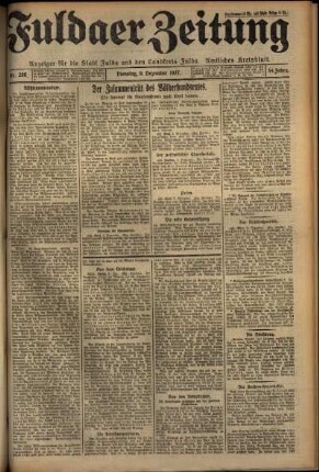 Ausgabe vom Dienstag, den 06. Dezember 1927.