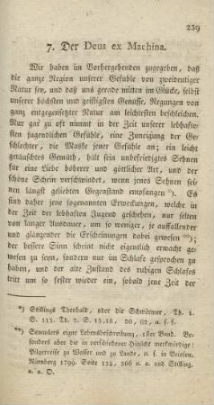 7. Der Deus ex Machina
