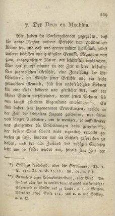7. Der Deus ex Machina