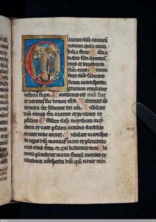 Initiale zu Ps. 97: Opfer Kains und Abels