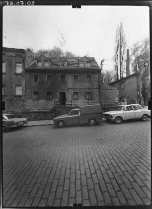 Meißen-Altstadt, Görnische Gasse 24. Wohnhaus (Bezeichnung 1825). Straßenfront