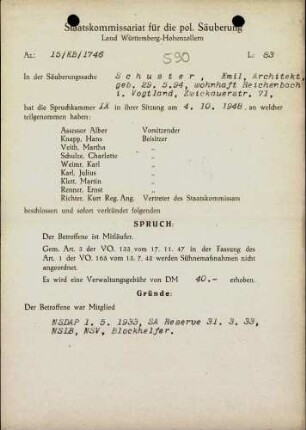 Schuster, Emil