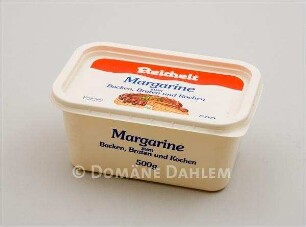 Warenmuster "Margarine" der Firma "Reichelt"