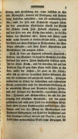 Kritische Geschichte des Chiliasmus, 3,1
