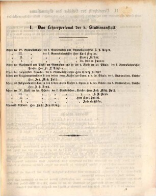 Jahres-Bericht der K. Studienanstalt Eichstätt : für das Studienjahr ... 1863/64