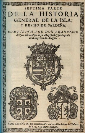 Historia general de la isla y reyno de Sardeña, 7