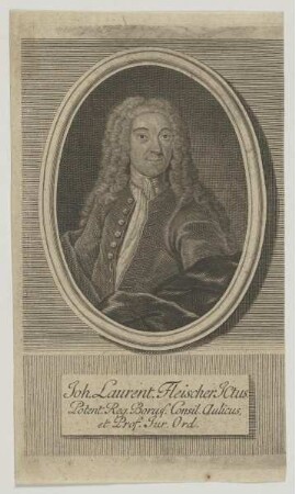 Bildnis des Joh. Laurent. Fleischer