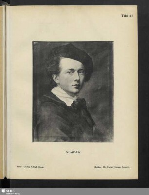 Selbstbildnis Gustav Adolph Hennig