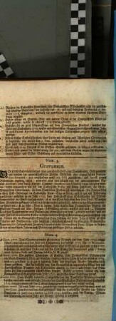 Ad. Num. V. Addit. 4tum. Die noch nicht völlig erfolgte Abstellung der Religions-Beschwehrden zu Badenheim betreffend
