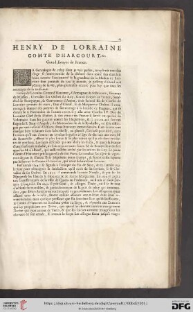 Henry de Lorraine comte d'Harcourt, Gran Ecuyer de France