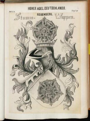 Taf. 51. Rosenberg. Stamm-Wappen.