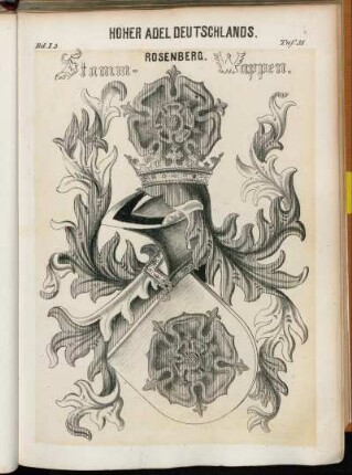 Taf. 51. Rosenberg. Stamm-Wappen.