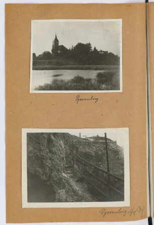 Kirche, Sperenberg. Gipsbruch, Sperenberg: Ansichten (aus: Skizzen- und Fotoalbum 29)