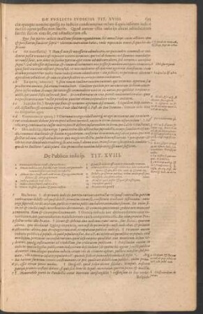 De Publicis iudiciis. Tit. XVIII.