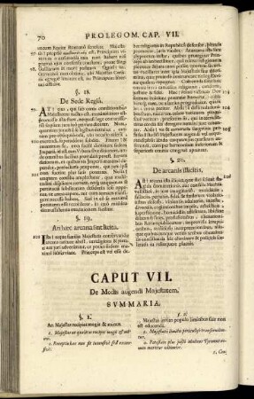 Caput VII. De Modis augendi Majestatem.