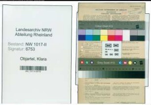 Entnazifizierung Klara Objartel , geb. 25.03.1894 (Putzfrau)