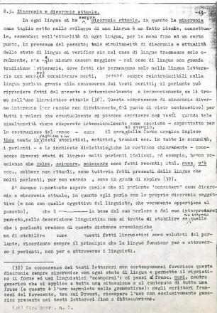 43, 8.3. Sincronia o diacronia attuale