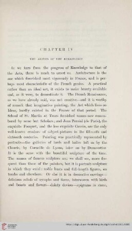 Chapter IV. The artists of the renaissance