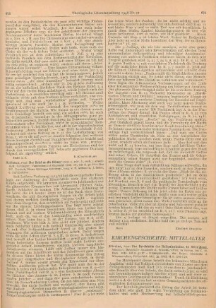 674-675 [Rezension] Förster, Max, Zur Geschichte des Reliquienkultus in Altengland