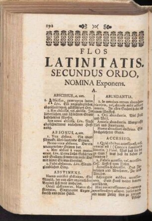 Secundus Ordo. Particulas Enucleans