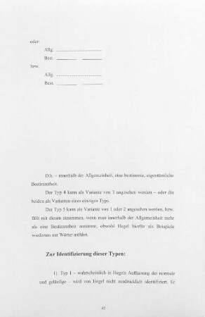 42-44, Zur Identifizierung dieser Typen