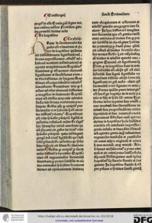 De baptismo. Capitulum xlviii.