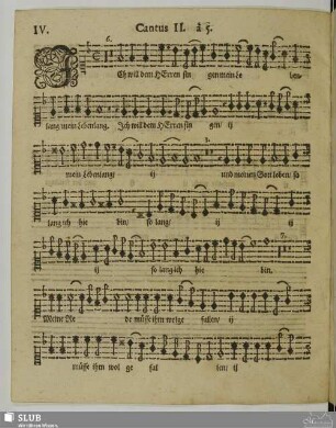 IV. Ich will dem Herren singen