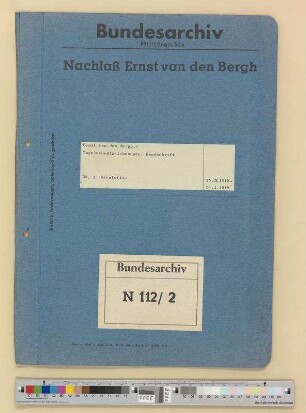 Tagebuchaufzeichnungen (Handschrift): Revolution