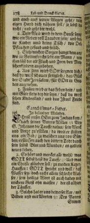 Catechismus-Lieder.