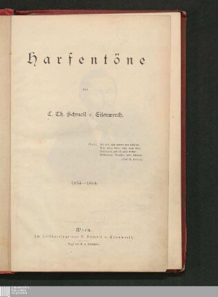 Harfentöne : 1854 - 1864