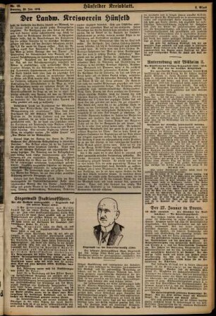Zweite Ausgabe vom Dienstag, den 29. Januar 1929.