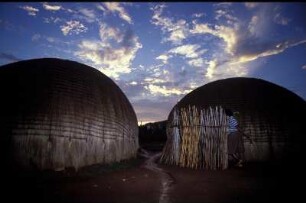 Südafrika. Eine Huette im Haia Safari