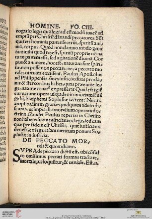 De peccato mortali & qottidiano