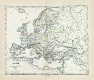Europa zur Zeit der Herstellung des abendländischen Kaiserthums durch Otto I. 962
