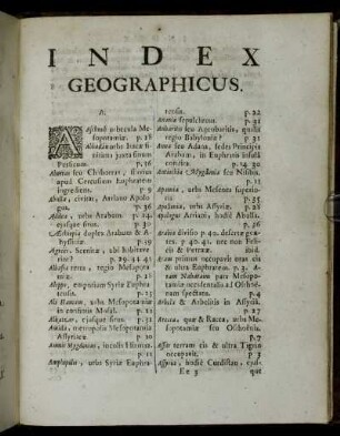 Index Geographicus.