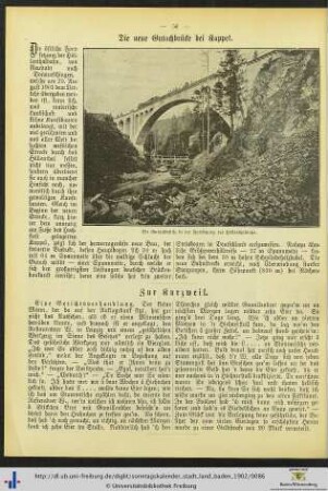 Die neue Gutachbrücke bei Kappel.