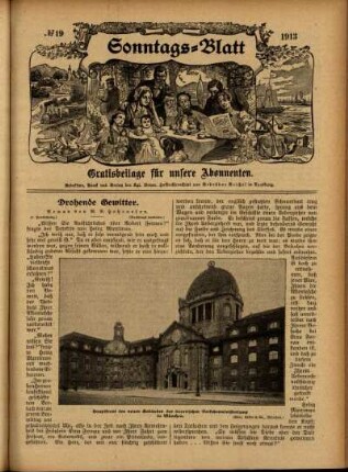 Ausgabe vom Sonntag, den 11. Mai 1913.