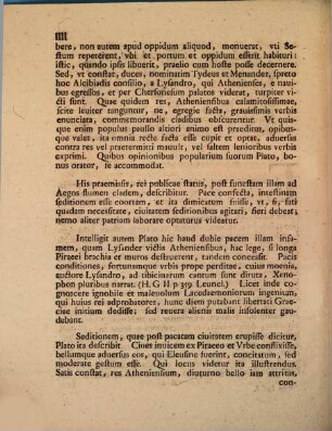 Animadversionvm Historicarvm Ad Platonis Menexenvm Specimen V