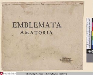 EMBLEMATA AMATORIA