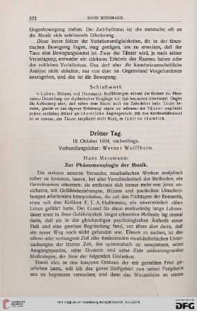 Zur Phänomenologie der Musik