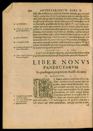 Liber Nonus Pandectarum.