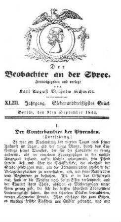 37. Stueck, 9. September 1844