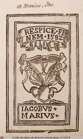 Wappen des Jacobus Marius
