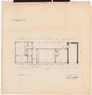 Haus Haag, Stuttgart: Bürogebäude: Grundriss EG 1:50