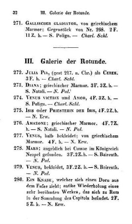 III. Galerie der Rotunde