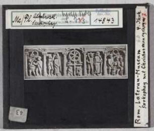 Rom, Lateran-Museum: Sarkophag mit Christusmonogramm